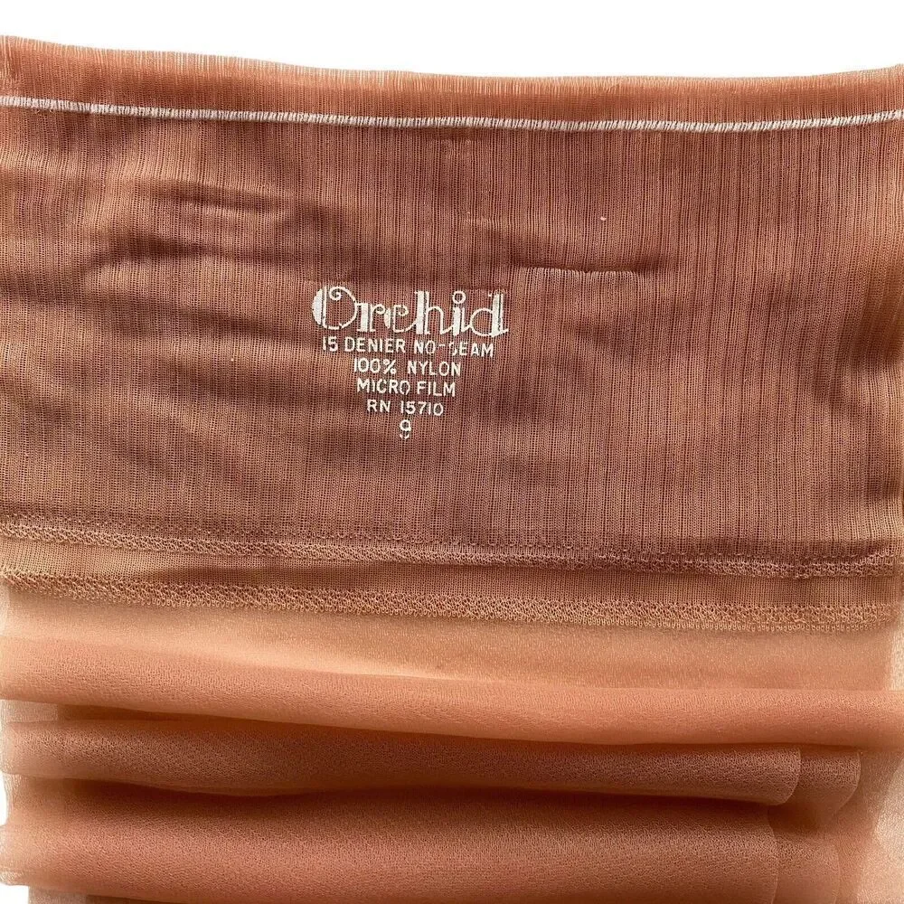 Orchid vintage stockings
